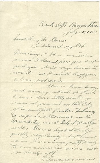 Letter, Jly 15, 1916, p. 1